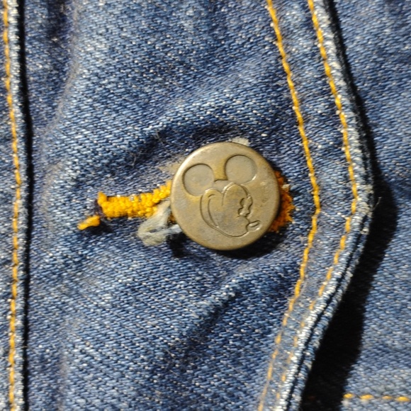 SALE! Mickey & Co. Walt Disney Sequined Decorated Vint Denim Yth Jacket (A-72) - Picture 5 of 11